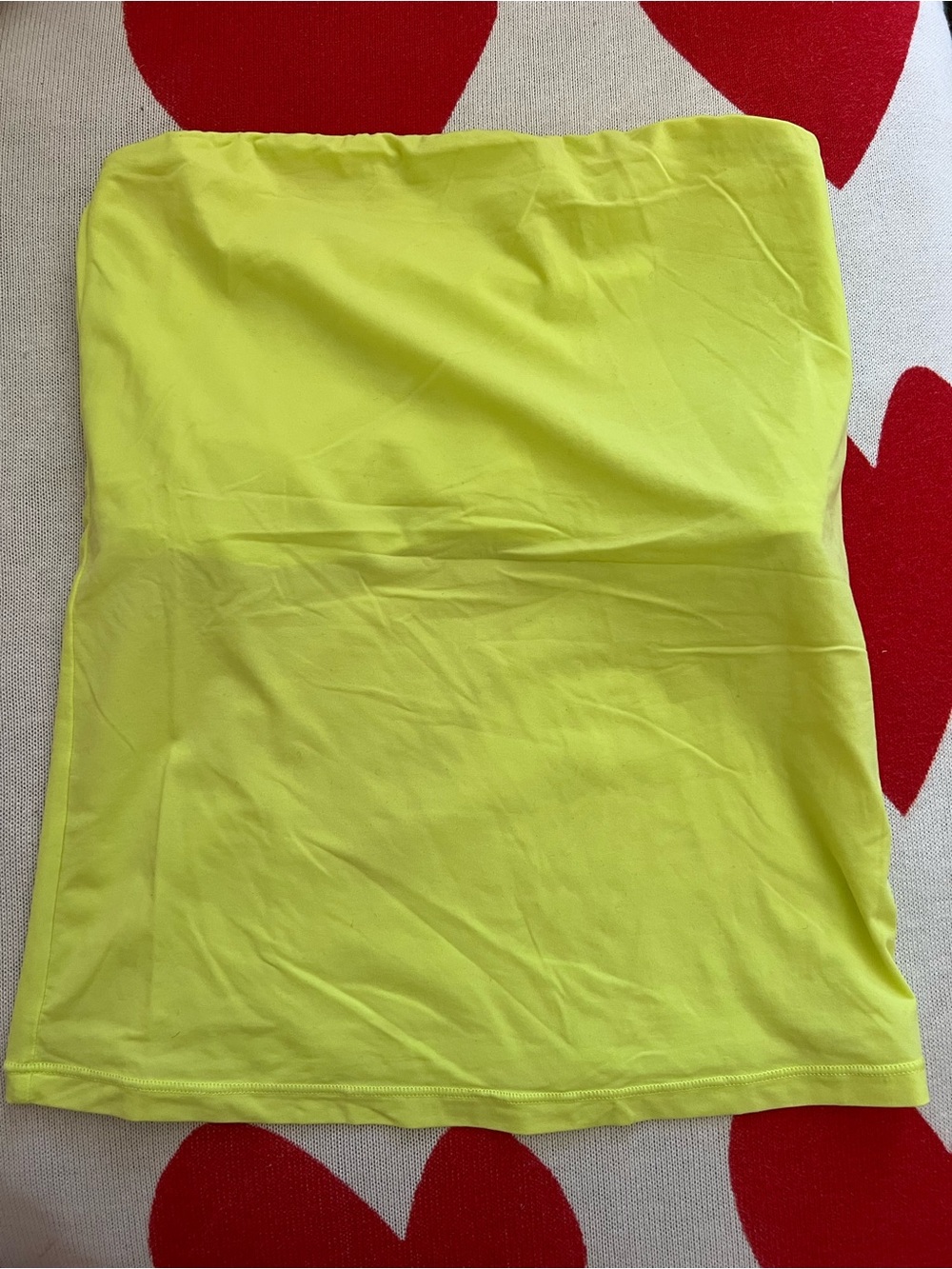 Skims Women’s Neon Yellow Tube Skirt
